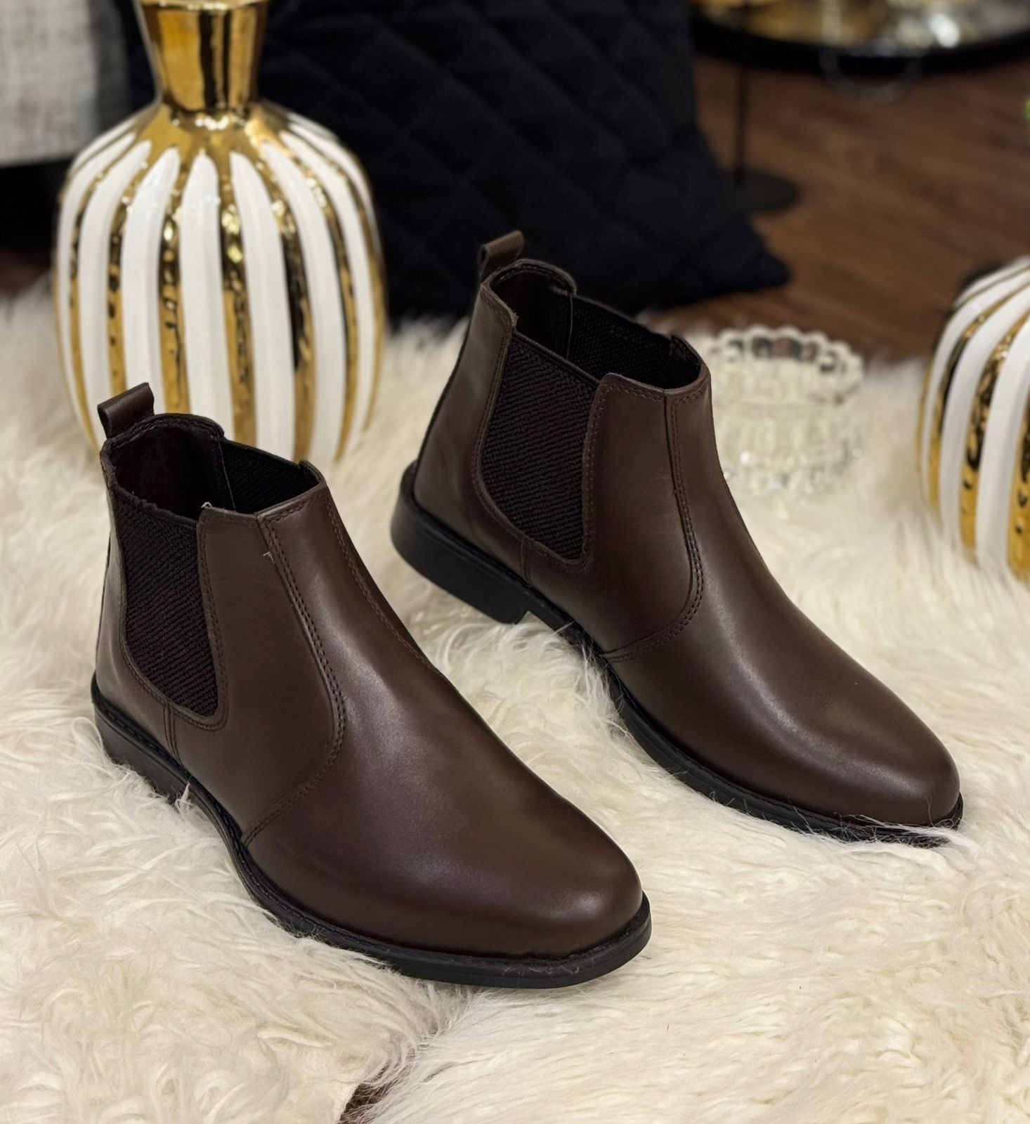 Walk Worthy Chelsea Boots — Dark Brown