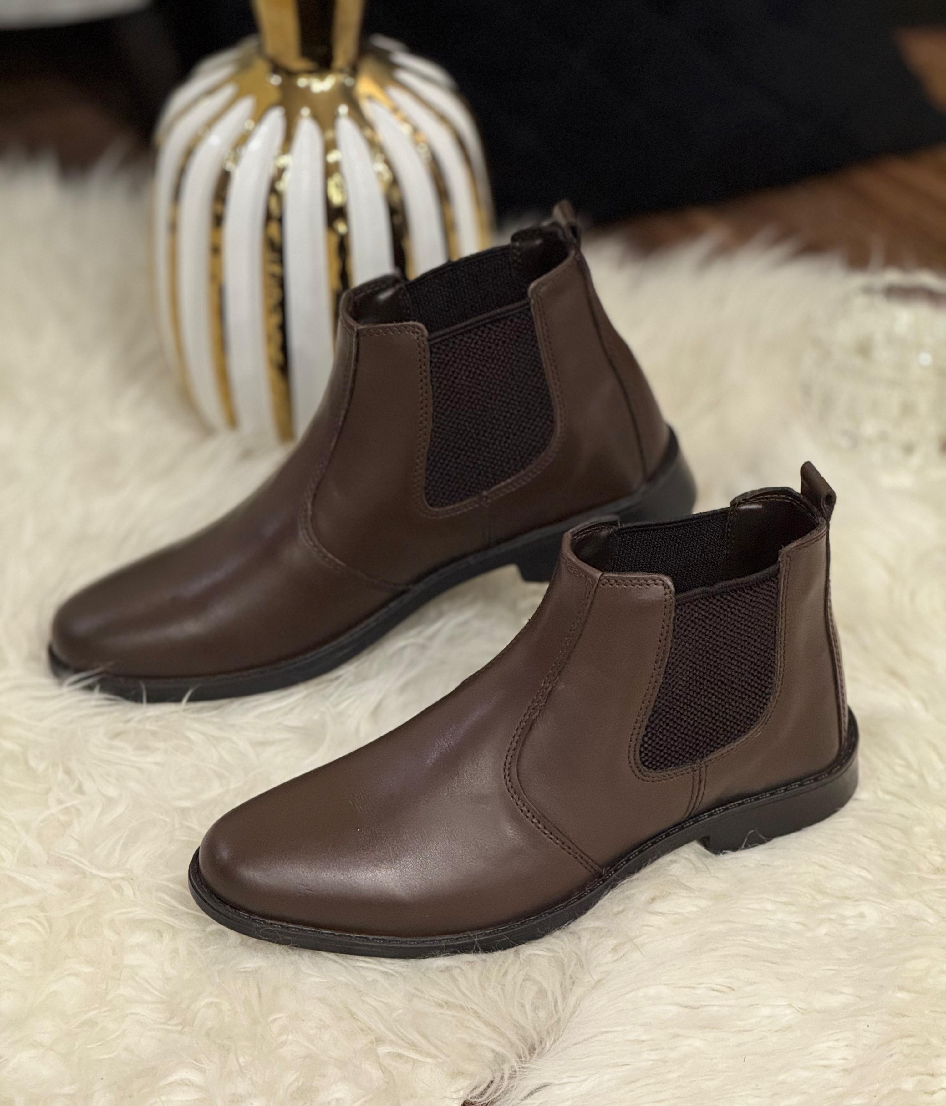Walk Worthy Chelsea Boots — Dark Brown