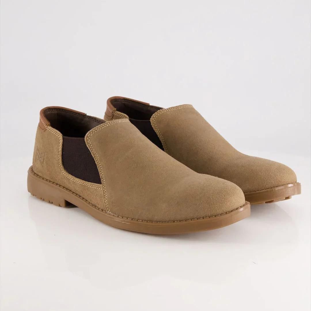 Walk Worthy Chelsea Shoes — Fawn Suede