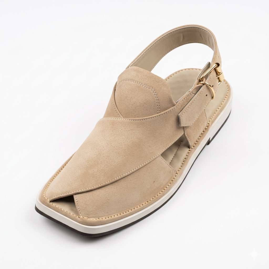 Walk Worthy Peshawari Chappal — Dusty Ash