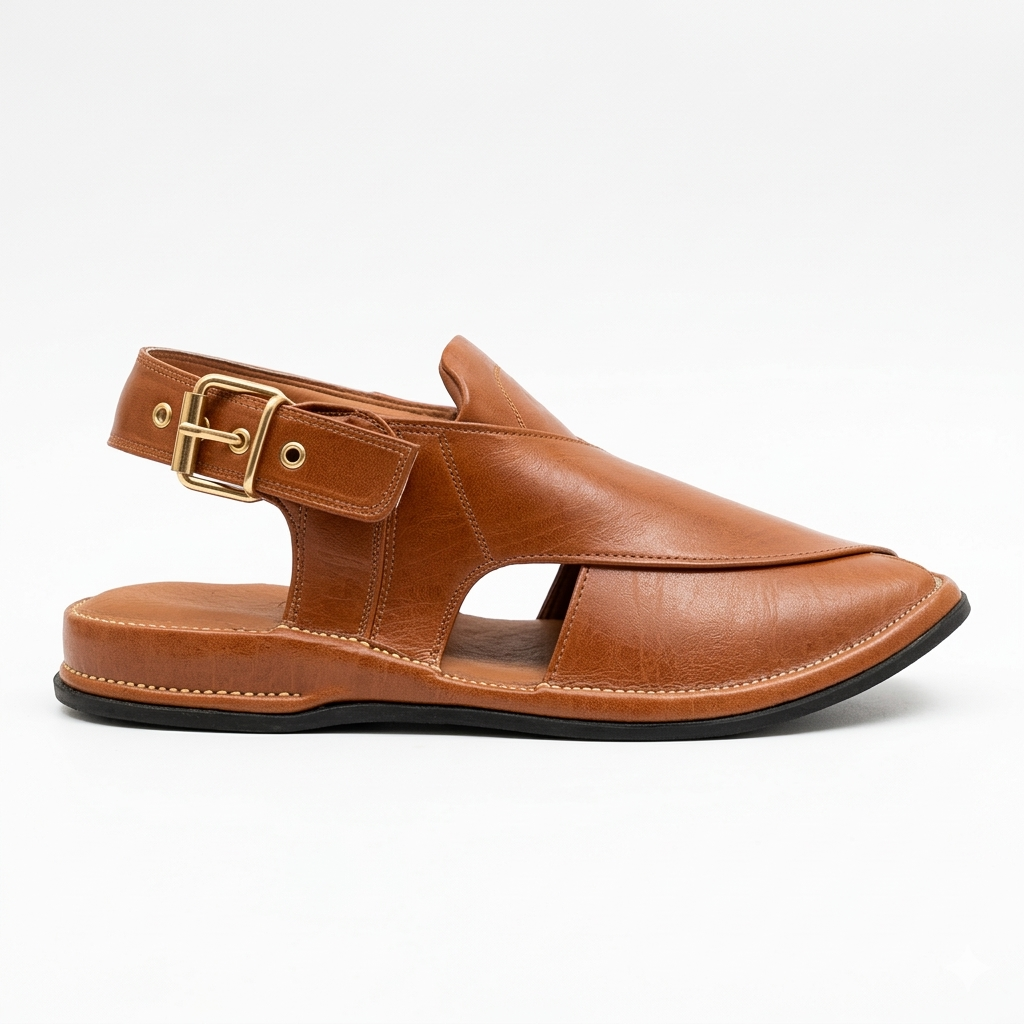 Walk Worthy Peshawari Chappal — Caramel Rush