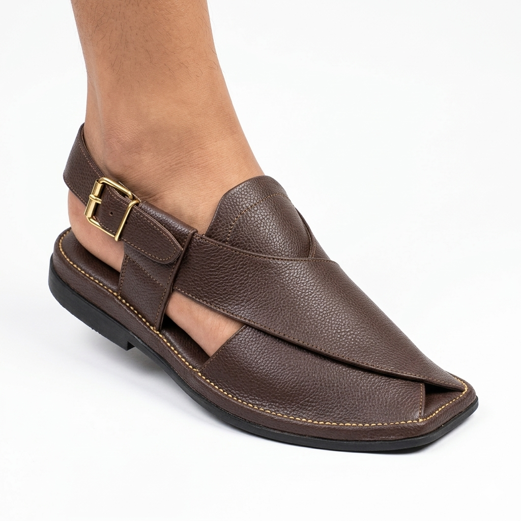 Walk Worthy Peshawari Chappal — Roasted Coffee