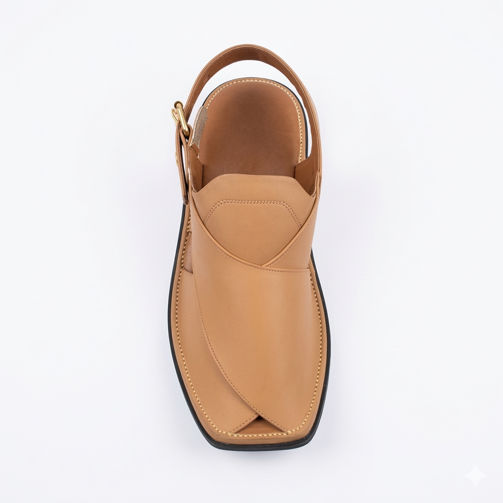 Walk Worthy Peshawari Chappal — Ivory Classic