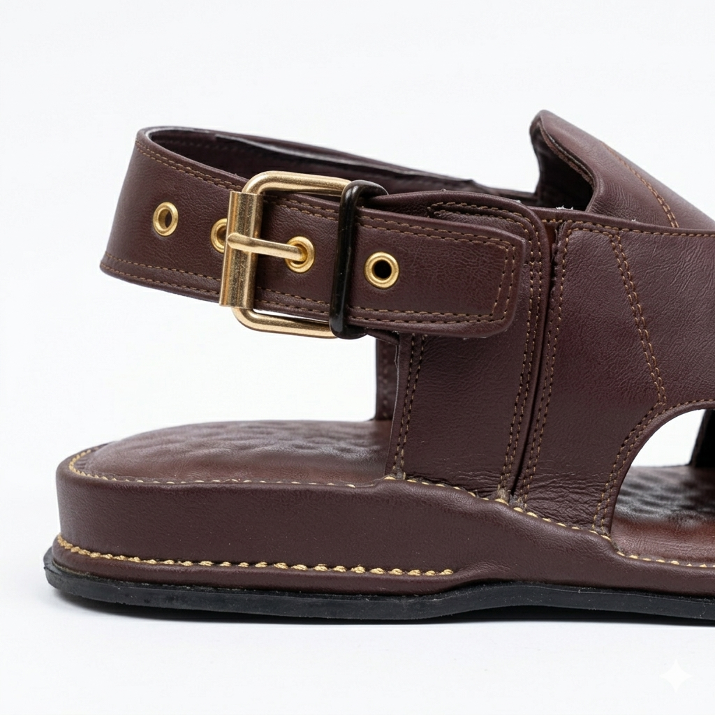 Walk Worthy Peshawari Chappal — Sultan Brown