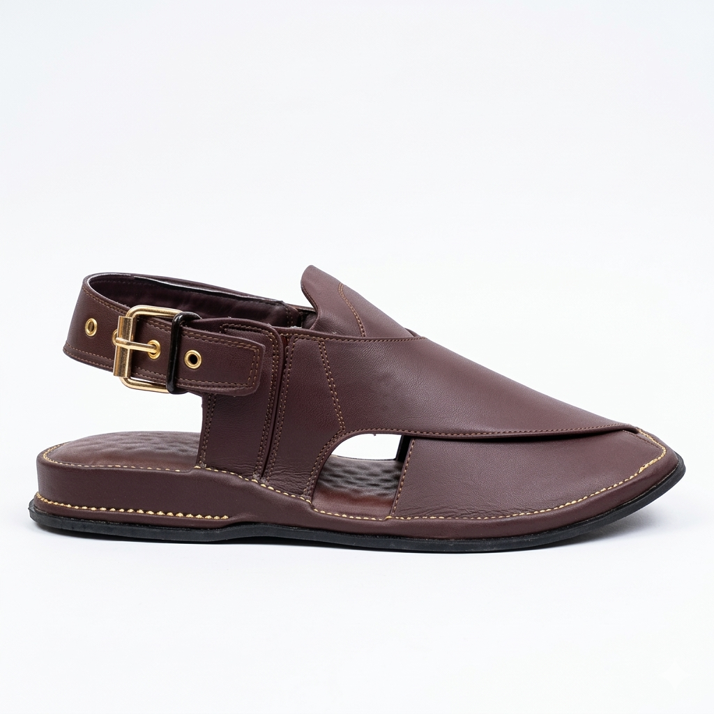 Walk Worthy Peshawari Chappal — Sultan Brown
