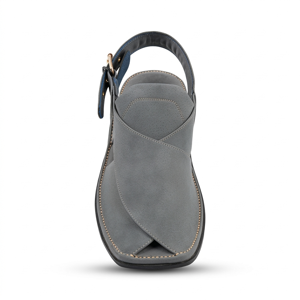 Walk Worthy Peshawari Chappal — Navy Marine