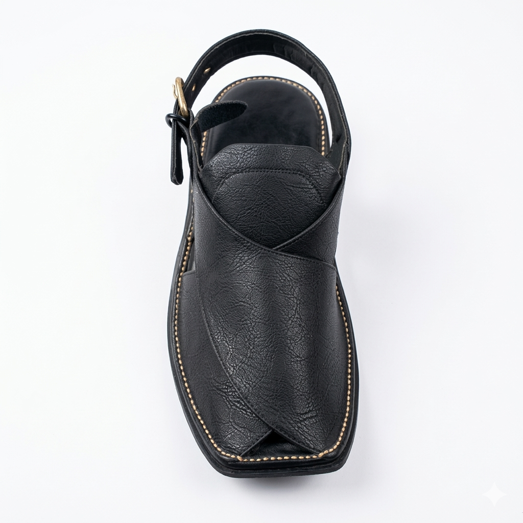 Walk Worthy Peshawari Chappal — Midnight Jet