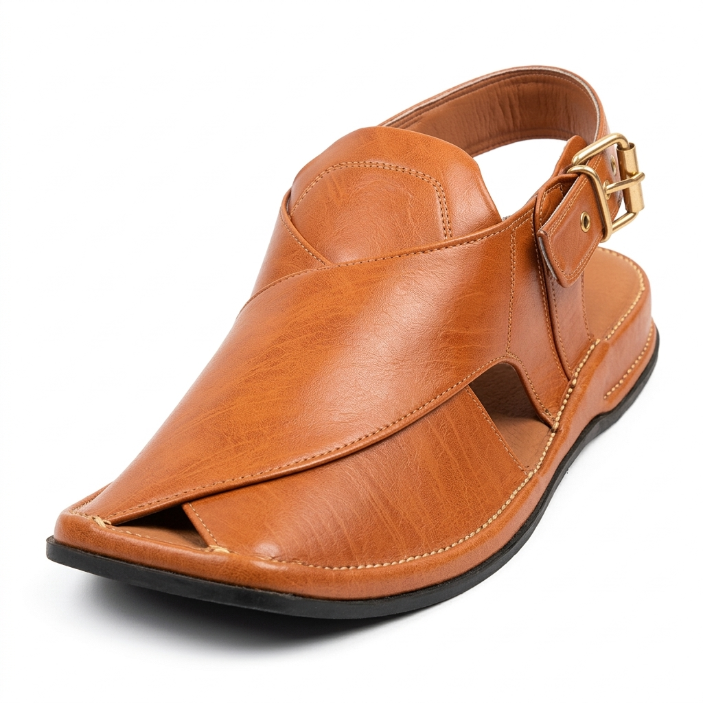 Walk Worthy Peshawari Chappal — Caramel Rush