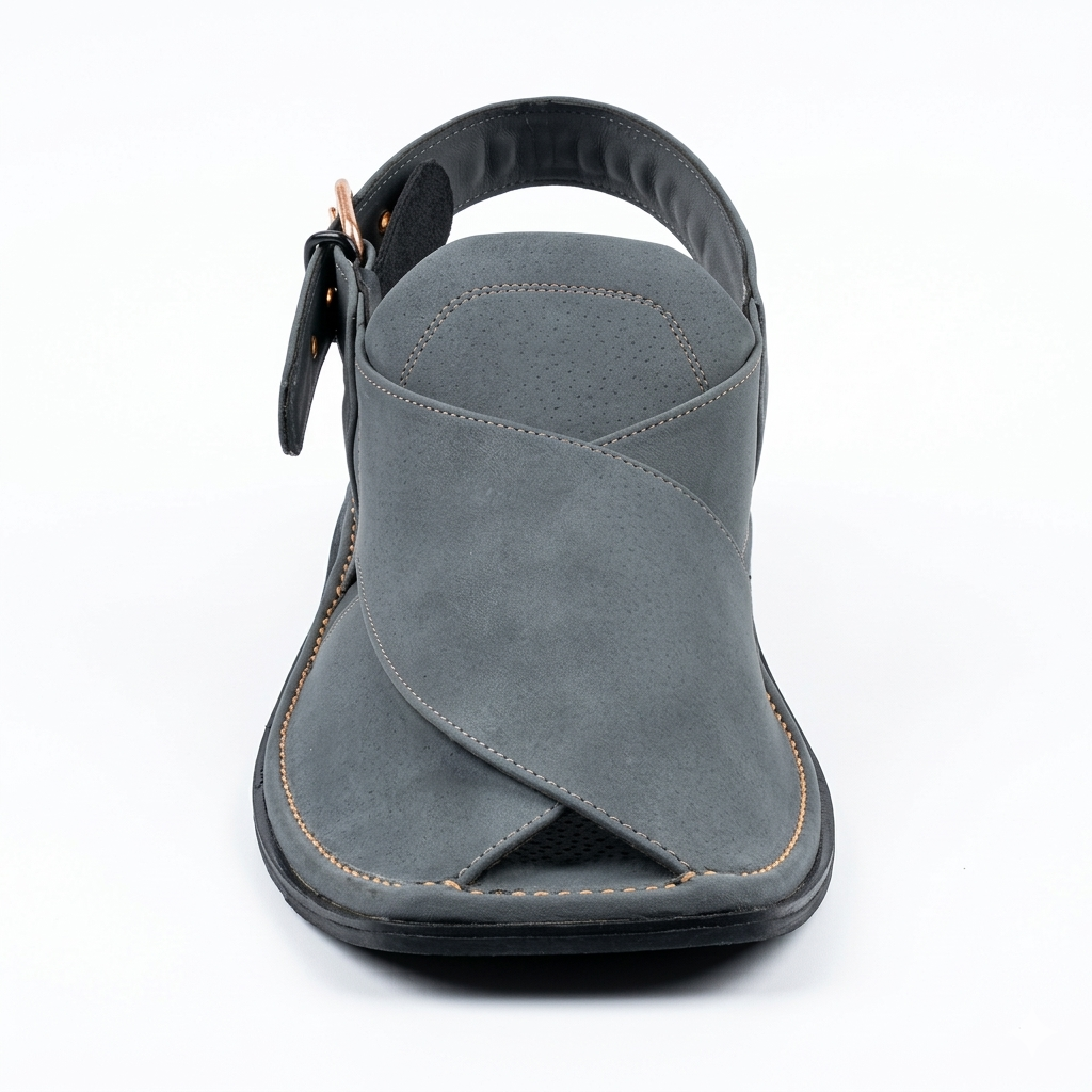 Walk Worthy Peshawari Chappal — Navy Marine