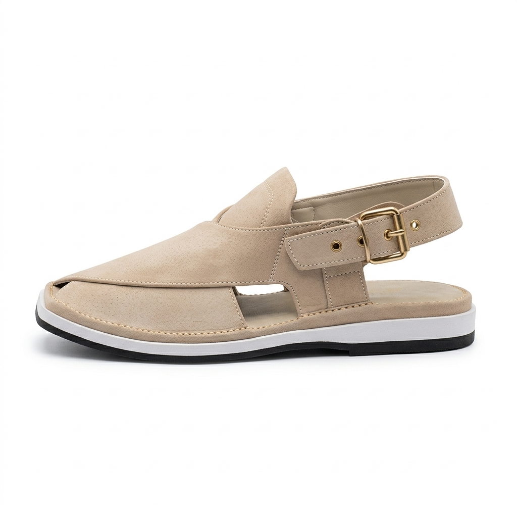 Walk Worthy Peshawari Chappal — Dusty Ash