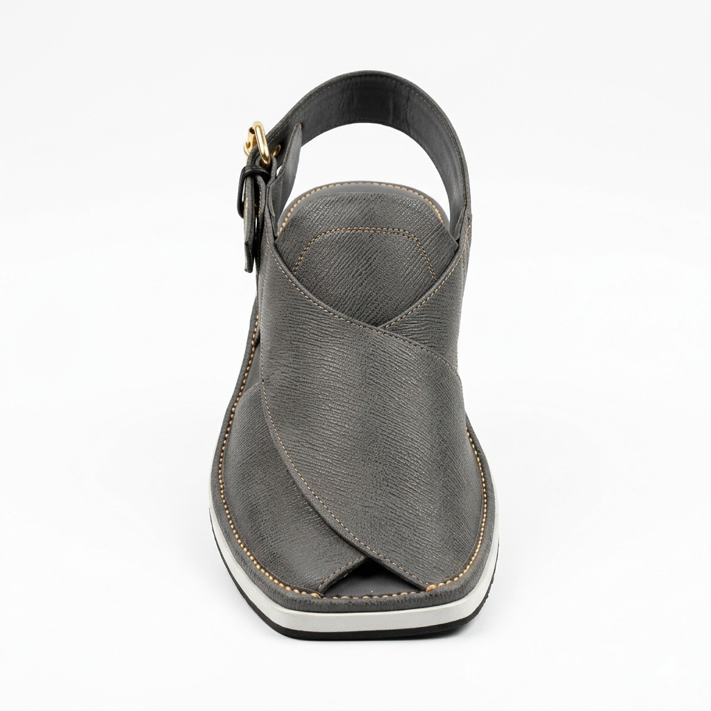 Walk Worthy Peshawari Chappal — Slate Urban